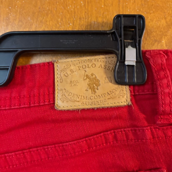 US Polo red jeans. Size 12 - Picture 6 of 11